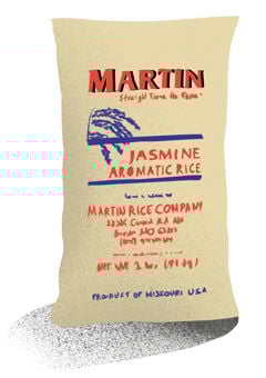 Martin Rice Co. bag illustration